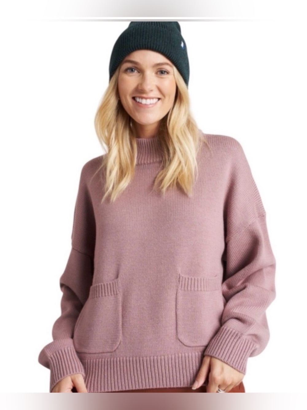 Kit + Ace Merino Mock neck Sweater Size S
